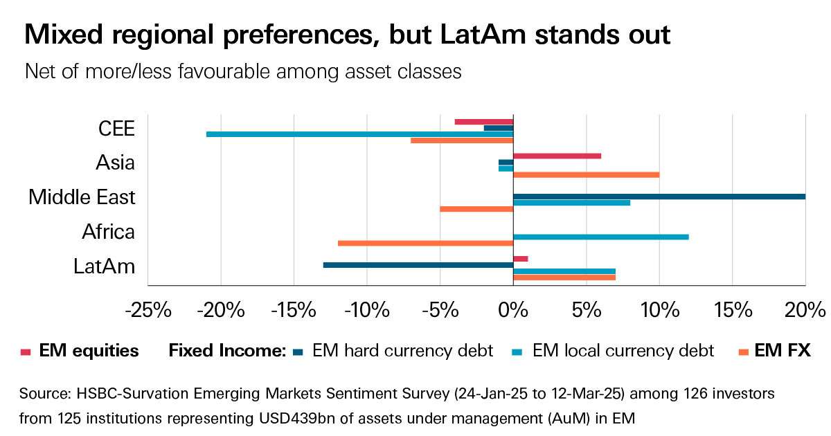 image showing data of  preferences relating to EM hard currency, local currency debt, and FM FX